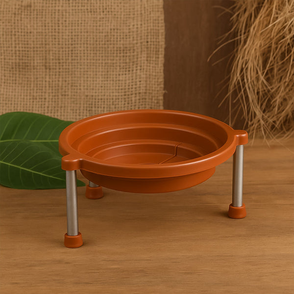 Multipurpose Matka Stand  /  Plant Pot Water Pot Stand Plastic for Home & Kitchen (1Pc)