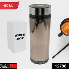 Stainless Steel Leak-Proof Water Bottle, BPA-Free, Hot & Cold Drinks (450 ML)